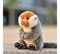 LIUHONGFEI Simulation Proboscis Monkey Plush Toy. Monkey Stuffed Animal Doll. The Hands can be adsorbed Together. (The Hands can be adsorbed Together.)