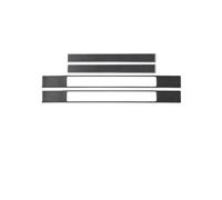 LIUHONGGANG Compatible with Mustang 2024 2025 Carbon Fiber Welcome Pedal Threshold Strips Trim Epoxy Resin Interior Accessories(Threshold Set 4pcs)