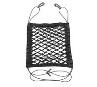LIUHONGGANG Universal Car Mesh Net Organizer Elastic Trunk and Seat Back Storage Bag for Drinks Magazines Small Items 28x27cm Road Trip Essentials
