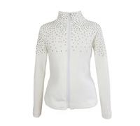 LIUHUO Ice Skating Jacket Girls Women Stretch Fleece Skate Coat Training Wear Figure Skating Tops