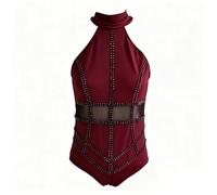 LIUHUO Lyrical Dance Costume Girls Modern Costumes Competition Red Handmade Quality Crystals Diamond Competitive Polyester