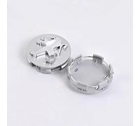LIUIN 4pcs Car Hub Centre Caps For Peugeot 3008 II 2016-2025, DustProof Rims Badge Wheel Center Caps Wheel Center Center Caps Hubcaps,Silver-60mm
