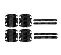 LIUIN 8 Pcs Car Door Handle Protector Sticker for BMW iX I20 I 2021-2025, Carbon Fiber Car Door Handle Protectors Cup Protective Film Waterproof Covers