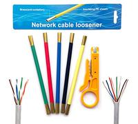 LIUJINCAN Untwist Tool for Twisted-Pair Network Cables (CAT5/CAT6/CAT7 & RJ45) - Reduces Finger Discomfort & Boosts Efficiency for Large-Scale Projects by Pro Technicians (Yellow, CAT5/6)