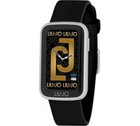 LiuJo Fit SWLJ042 Women's Smartwatch, Stainless Steel, Silicone, Black-Silver, IP68 Waterproof, Case Size: 44 x 32.7 x 10.3 mm