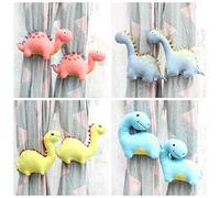 LIUJUAN Curtain Tie Back - Dinosaur Curtain Straps - Blue Dinosaurs - Fabric Covered PP Cotton - 2 Pack