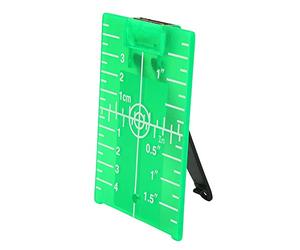 Liukouu Magnetic Target Plate with Leg for Lasers Level Meter Cross Line Double Scale(Green)