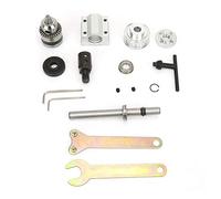 Liukouu Unpowered Spindle Assembly B10 Drill Chuck M10 Shaft Sleeve for DIY Table Saw Bench Drill