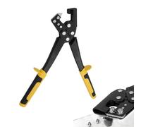 LIUKUANGDA Drywall Profile Composite Pliers Lightweight Steel Keel Fixed Punch Pliers Drywall Pliers Hand Keel Metal Punch Lock Crimping Pliers for Steel Bolts Steel Keel Punch Pliers Stand Composite