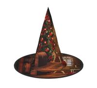 Liulannq Christmas Tree Lights Trojan Halloween Christmas Witch Hat, Men'S Funny Party Collocation, Suitable For Setting Off The Festive Atmosphere And Role-Playing, Activities And Performances.