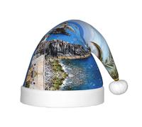 Liulannq Italian Island Fisherman Village Children'S Gorgeous Colorful Plush Christmas Hat, Suitable For All Kinds Of Clothing, Performance Accessories. Including A Hat.