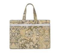 Liulannq Nature Flowers Canvas File Bags, Office And Business Portable Leisure Handbags, Study Kits, Storage Bags, Super Durable.