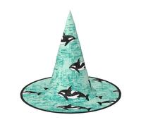 Liulannq Pacific Ocean Biological Halloween Christmas Witch Hat, Men'S Funny Party Collocation, Suitable For Setting Off The Festive Atmosphere And Role-Playing, Activities And Performances.