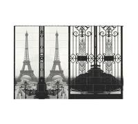 Liulannq Paris Eiffel Tower Develop Thinking Enlightenment Education Rectangular Building Block Puzzle, Children'S Health Toy