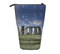 Liulannq Sky and Stone Environmental Protection Tasteless Retractable Pencil Case, Suitable for Boys Or Girls Stationery Bag, Personalized Pen Holder, Suitable for Students and Office Use.