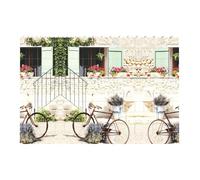 Liulannq Stone House With Bike Develop Thinking Enlightenment Education Rectangular Building Block Puzzle, Children'S Health Toy