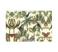 Liulannq Trees And Animals Develop Thinking Enlightenment Education Rectangular Building Block Puzzle, Children'S Health Toy