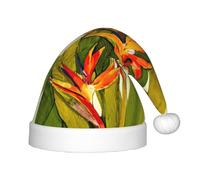 Liulannq Tropical Bird Of Paradise Children'S Gorgeous Colorful Plush Christmas Hat, Suitable For All Kinds Of Clothing, Performance Accessories. Including A Hat.