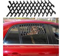 LIULAOGEN 2 Pack Car Window Pet Mesh Barrier for NISSAN Juke 2014-2023, Car Window Pet Gate Retractable Pet Fence for Car Dog Ventilation Grill Mesh Safety Car Window Fence