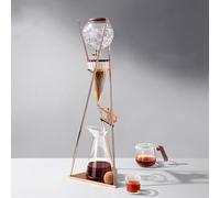 LIULIQ 800ml Cold Brew Drip Tower, Ice Drip Coffee Maker with Stainless Steel Frame, The Faucet's Flow Channel Design, Withstands Temperature Difference Of -20 To 150°C for Coffee Shop, Home, Office