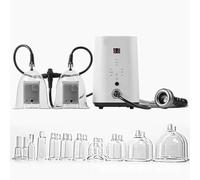 LIULIQ Cupping Therapy Sets, Body Shaping Vacuum Cupping Machine, Butt Lift Vacuum Suction Device with 32 Replaceable Cups, Temperature and Suction Power Adjustable for Body Care and Beauty Salon