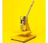 LIULIQ Heavy Duty Flatbed Leather Press, Manual Punching and Flattening Machine with 346° Unobstructed Feeding, 3-level Height Adjustment for Leather Punching, Embossing, Cutting and Extruding