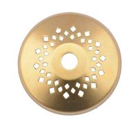 LiuliuBull Round Vented Brass Vase Cap for Stained Glass, Leaded Lamp, Unfinished, 10Pcs per Lot (Color : SIZE 1-DIA 6CM)