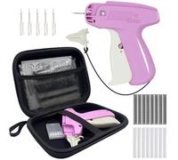 Liumai Mini Stitch Gun for Clothes - Quick Clothing Fixer - Handheld Fine Stitch Gun - Micro Tagging Gun Kit Includes 1000 Black Fasteners & 1000 White Fasteners, 6 Needle and Hard Case