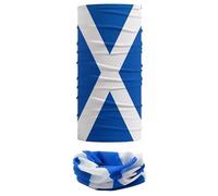 Liumarvexia 2 Pcs Scottish Flag Pattern Bandana Scotland Running Headband Cycling Scarf Women Neck Gaiter Cover Men Breathable Fishing Face Mask flag print 25 * 50cm