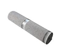 Liummrcy 3D Stereo Deer Leather Non-Woven Fabric Wallpaper for Living Room, Bedroom, Kitchen, TV Background, Hotel - Roll in Grey and Silver Grey