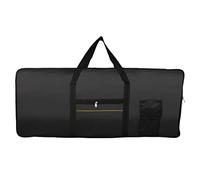 Liummrcy Black Keyboard Cover, Stretchable Oxford Cloth Dust Cover for 61-Key Electronic Piano, Digital Piano Yamaha Casio Roland Consoles and More, Keyboard Case