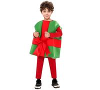 Liummrcy Christmas Costume for Kids, Funny Christmas Presents Cosplay Costume and Onesie, Polyester Outfit for Dress Up Party Gifts, M, Decorations