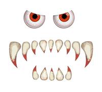Liummrcy Halloween Car Decorations, Trick or Trunk Car Decorations Kit, Halloween Outdoor for Archway Garage (red)