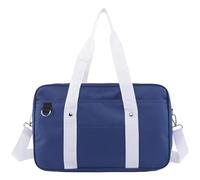 Liummrcy Japanese School Bag 15.8x9.8x5.1 Large Capacity Oxford Cloth Japanese Bag with Front Pocket Potable School Handbag for Teens Girls Women