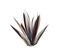 Liummrcy Tequila Rustic Agave Plant Sculpture, Silver Iron Metal Art, DIY Garden Yard Statue, Birthday Gift
