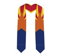 LiuMng Arizona Flag Print Graduation Stole - Satin Honor Sash, for Graduation Ceremony as Gifts for Boys and Girls, Sharp Corner, One size