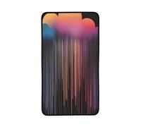LiuMng Black Colorful Rainbow rain Print Coral Velvet Towels - Super Absorbent Hand Towel Washcloths,for Wash The face Sports Swimming