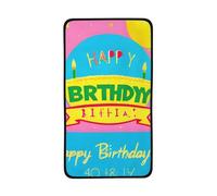 LiuMng Black Happy Birthday Balloon Print Coral Velvet Towels - Super Absorbent Hand Towel Washcloths,for Wash The face Sports Swimming