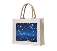 LiuMng Canvas Tote Bag for Women/Personalized Satchel Handbags/Blue star pattern Print Grocery Bag,for Friends Sisters Gifts