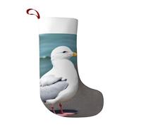 LiuMng Cute seagull Christmas Stockings - Classic Personalized Family Sock for Xmas Tree Fireplace Holiday Party Decoration