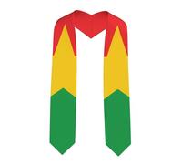 LiuMng Flag of Burkina Faso Print Graduation Stole - Satin Honor Sash, for Graduation Ceremony as Gifts for Boys and Girls, Sharp Corner, One size