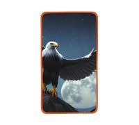 LiuMng Orange Eagle Under The Stars Print Coral Velvet Towels - Super Absorbent Hand Towel Washcloths,for Wash The face Sports Swimming