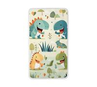 LiuMng White Cute Little Baby Dinosaur Print Coral Velvet Towels - Super Absorbent Hand Towel Washcloths,for Wash The face Sports Swimming
