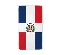 LiuMng White Dominican Republic Print Coral Velvet Towels - Super Absorbent Hand Towel Washcloths,for Wash The face Sports Swimming
