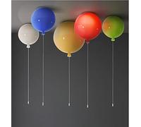 LIUNIAN Colorful Balloon Ceiling Light Simple Modern Ceiling Lamp, Children's Room Decorative Chandelier for Boys Girls, 25cm in Diameter, with 5W Bulb