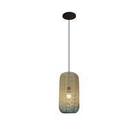 LIUNJHUY Modern Simple Lantern Woven Hemp Rope Lampshade Pendant Light Fixture 1-Light Indoor E27 Geometric Creative Hanging Lamp for Kitchen Island Cafe Bar Farmhouse Lighting Interesting