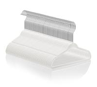 LIUNOVIP Casafield 50 Velvet Baby Hangers - 11" Size for Infant & Toddler Clothes - Ivory