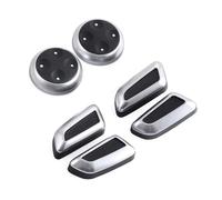 LIUONZTFD 6Pcs ABS Car Seat Adjustment Button Switch Cover Knob Trim Decoration Cover Compatible With Audi A3 A4 B8 A5 A6 C6 C7 A7 Q3 Q5 Accessories