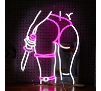 LIUOZHTEA Lady Back Body Neon Sign Dimmable USB Powered Girl Neon Light for Wall Decor LED Woman Knife Light Up Sign for Girls Room Bedroom Party Man Cave(16.7 * 12.8 in)