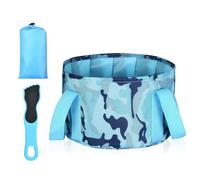 LIUQOBN Foldig Foot Bath Bowl for Travel Camig Wahig Fihig with 15L File